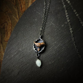 protect nature - bird & acorn amulet