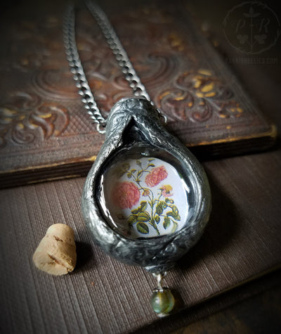 Botanical Roses ~ Pictorial Vessel Amulet