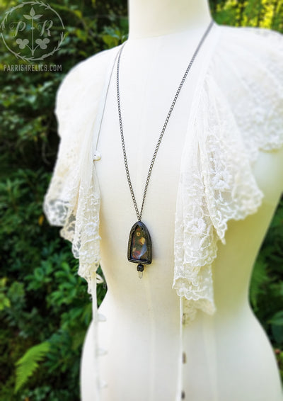 Priestess of Delphi ~ Quartz Crystal Amulet Necklace