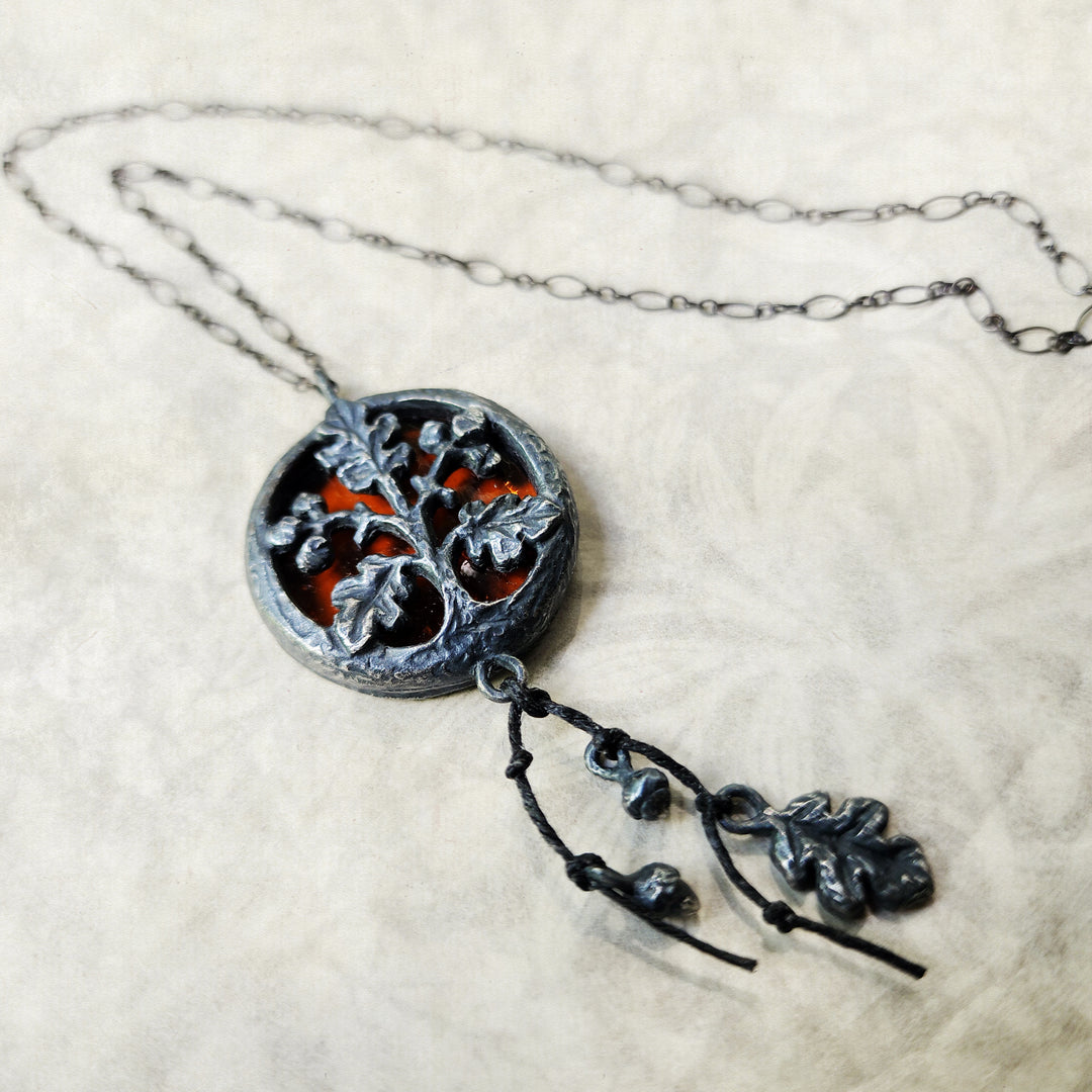 autumn - oak bower window amulet