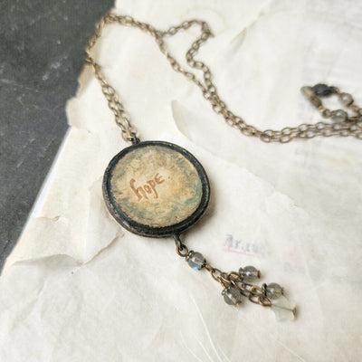 day two - edward burne-jones floriated clover miracle window amulet