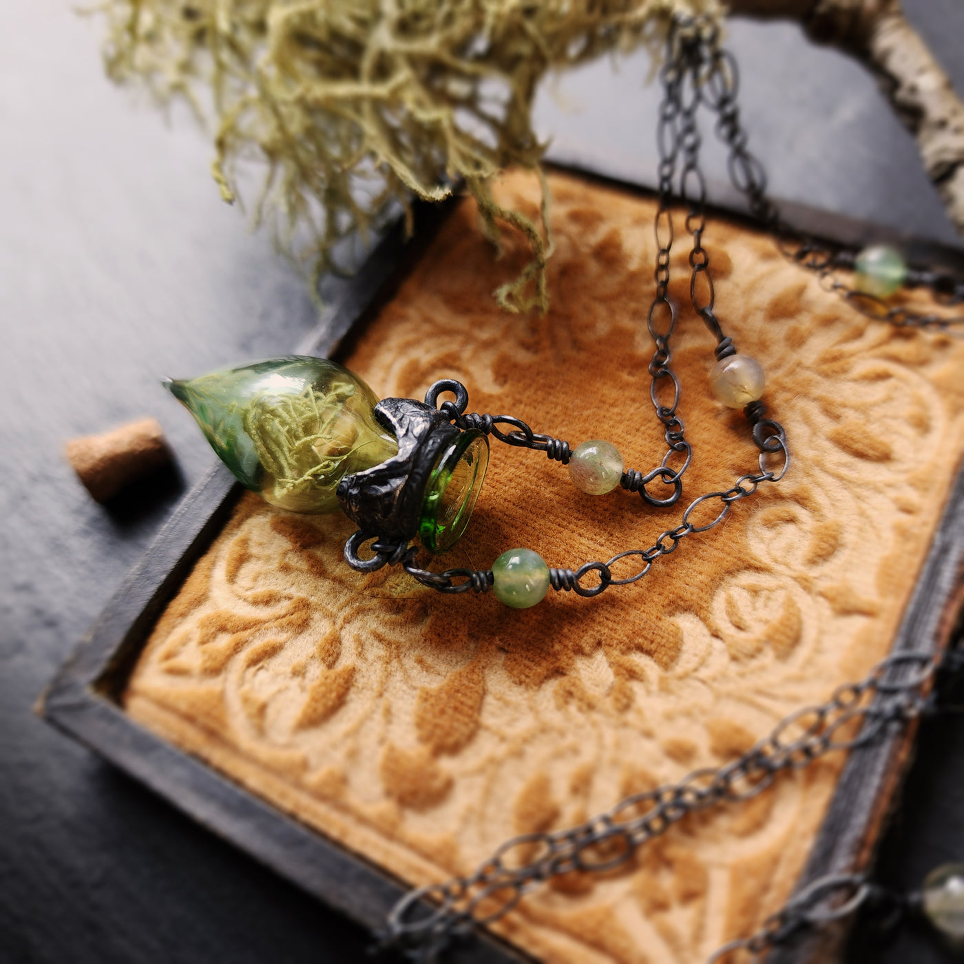 fortuna - green vessel amulet