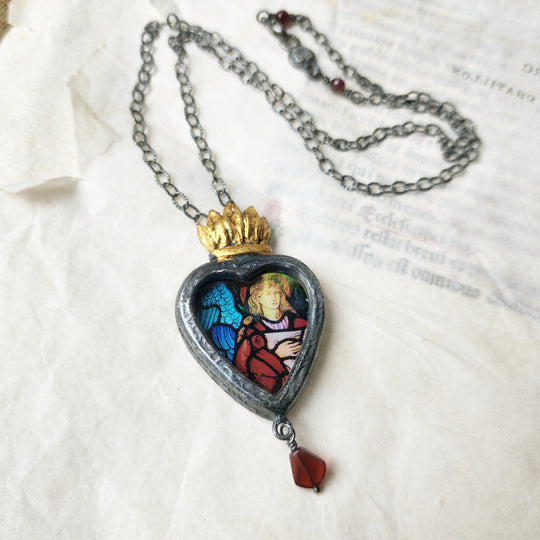 angelic music - sacred heart amulet