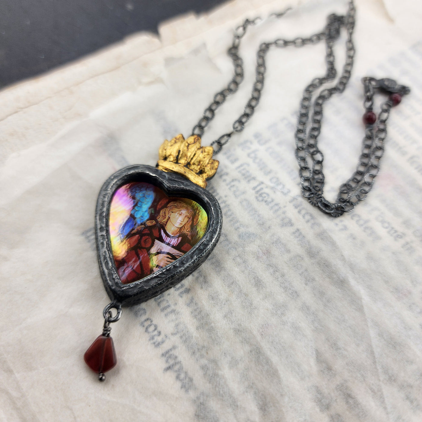 angelic music - sacred heart amulet