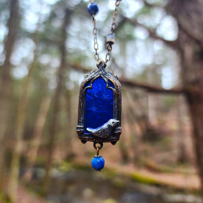 night bird - venetian gothic window amulet