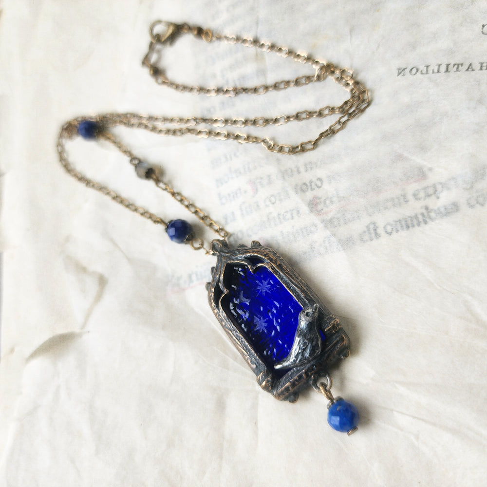 night bird - venetian gothic window amulet