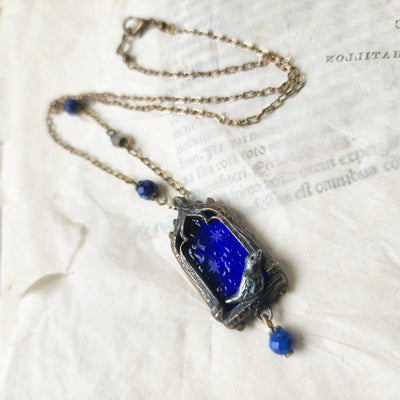 night bird - venetian gothic window amulet