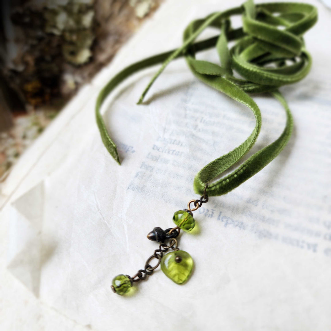 oak bower acorn circlet/choker