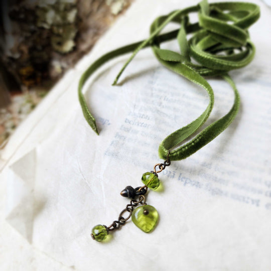 oak bower acorn circlet/choker