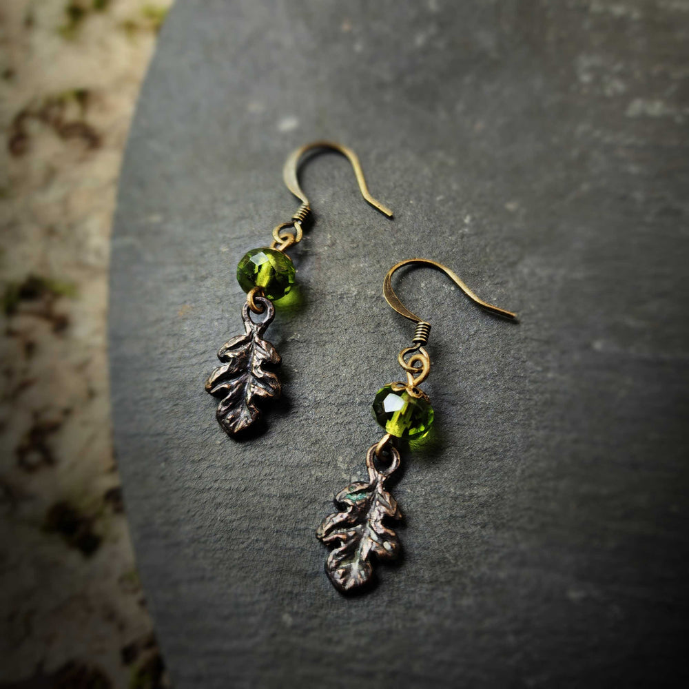 spring - oak bower earrings