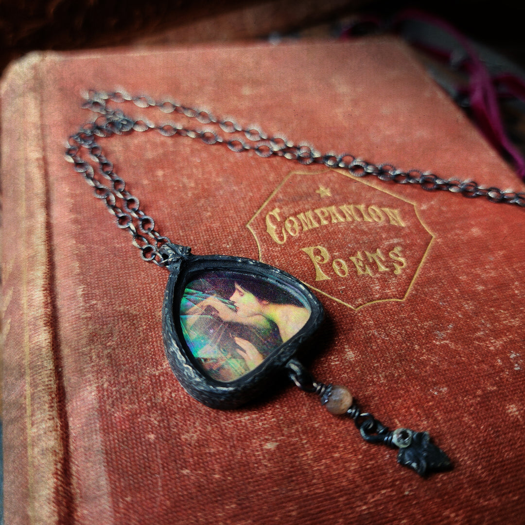 pandora's hope - illuminata pictorial shrine amulet