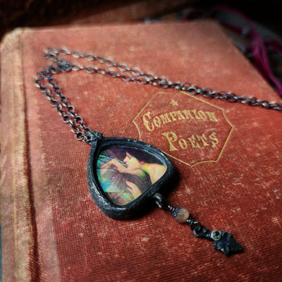 pandora's hope - illuminata pictorial shrine amulet