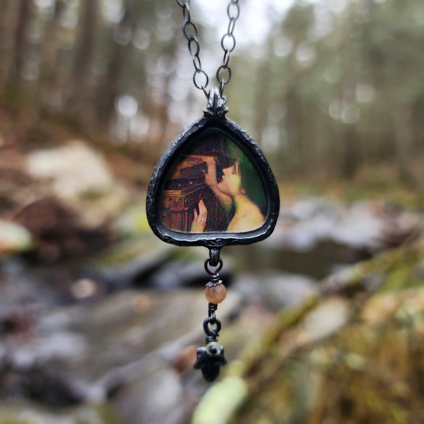 pandora's hope - illuminata pictorial shrine amulet