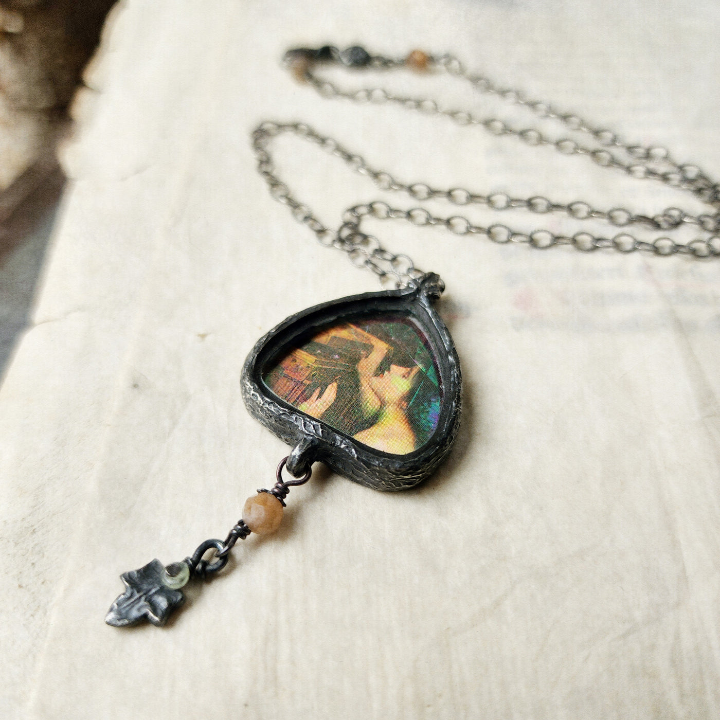 pandora's hope - illuminata pictorial shrine amulet