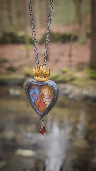 angelic music - sacred heart amulet