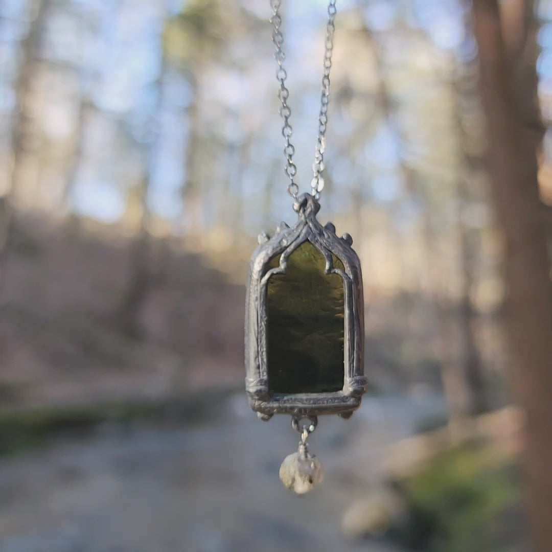 go into the garden - venetian gothic window amulet