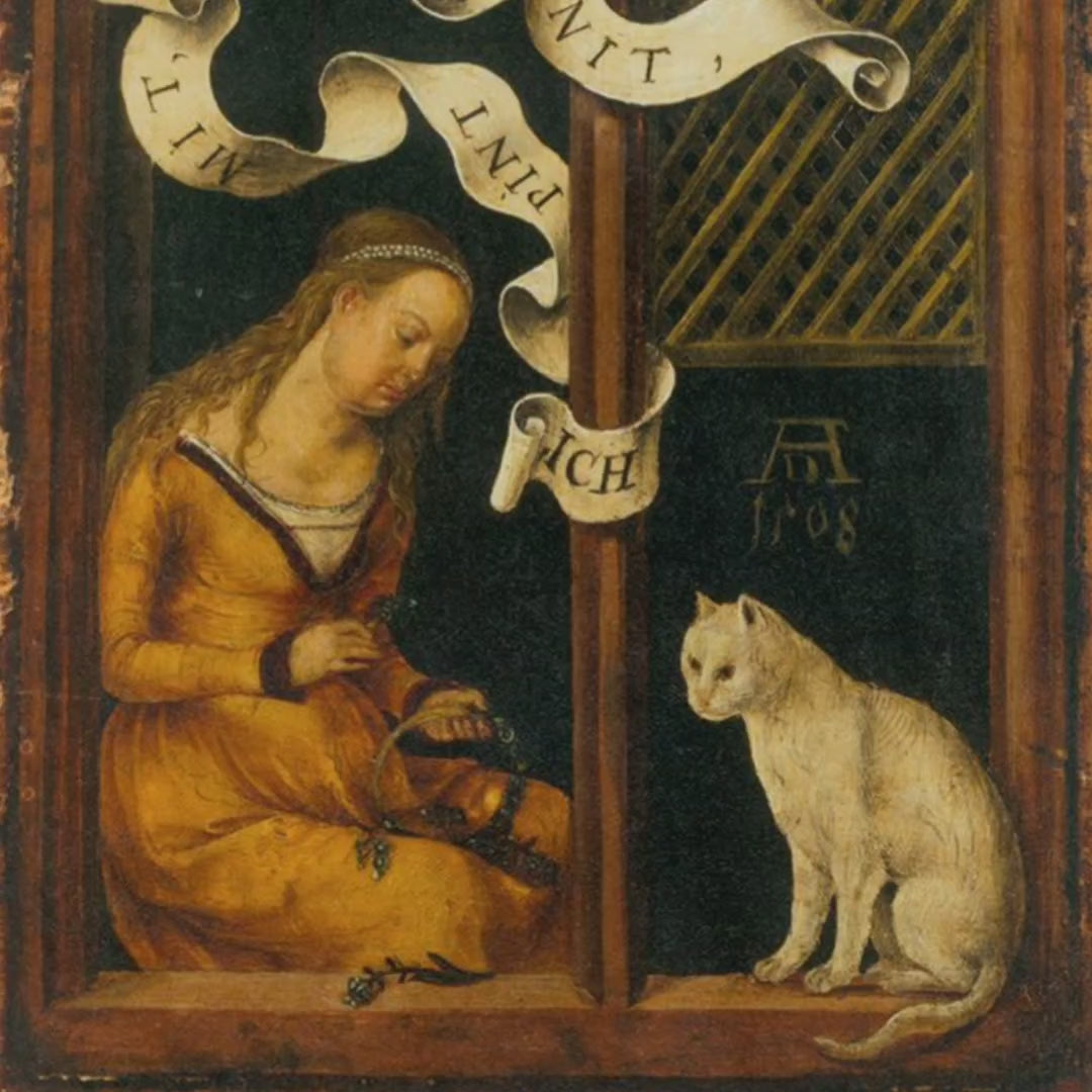 girl making a garland - sanctus natura