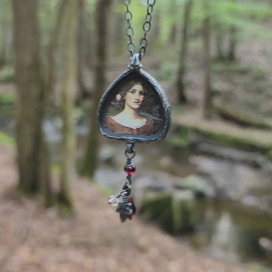 lady clare - illuminata pictorial shrine amulet