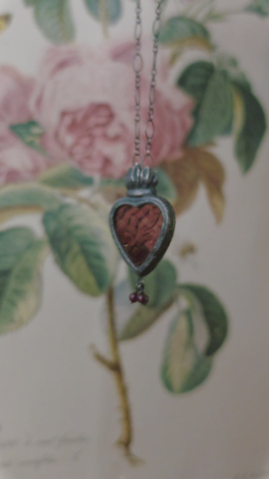 guinevere - sacred heart amulet