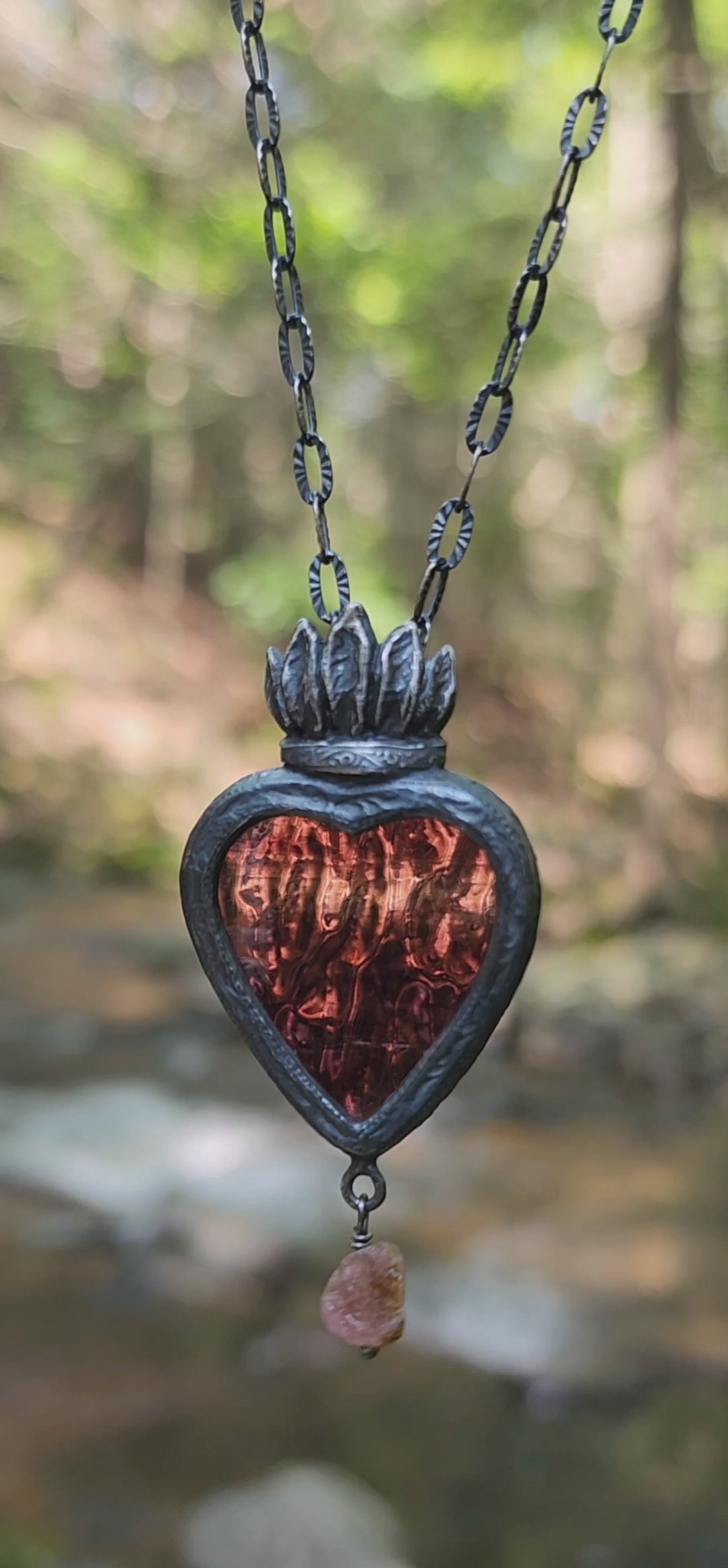 morgayne - sacred heart amulet