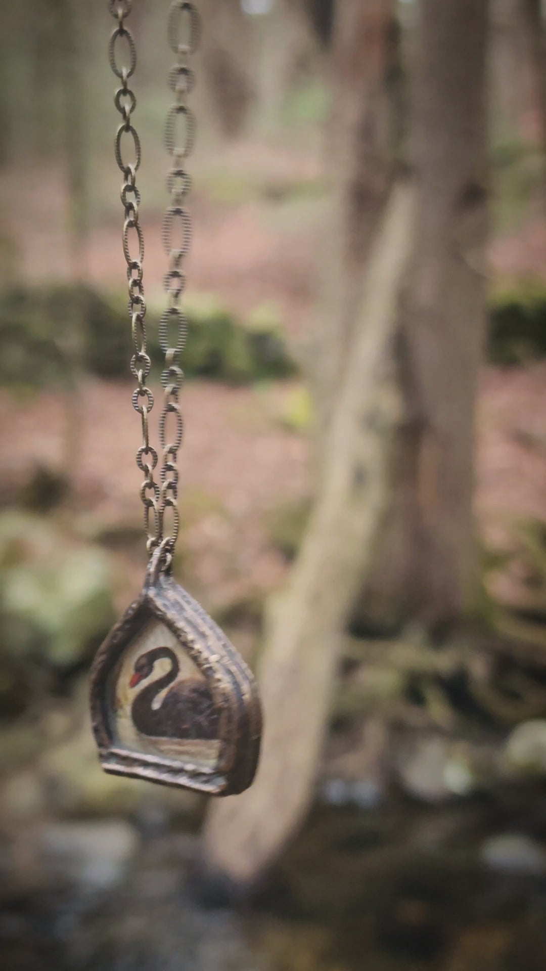 the black swan - pictorial arch amulet