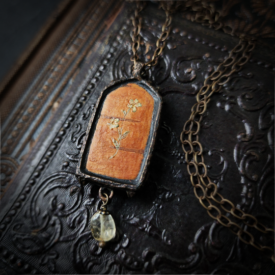 tapestry hare - venetian gothic window amulet