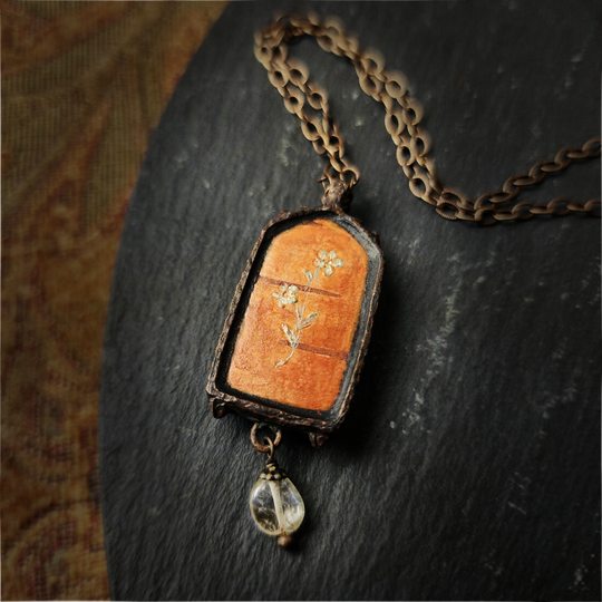 tapestry hare - venetian gothic window amulet