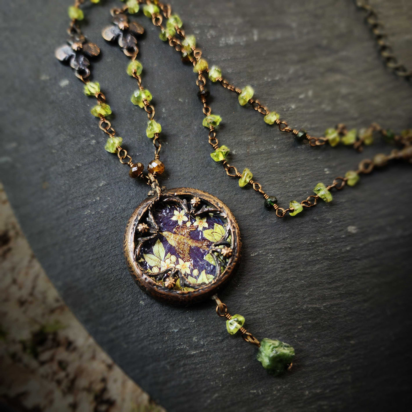 singing to be free - floriated clover miracle window amulet
