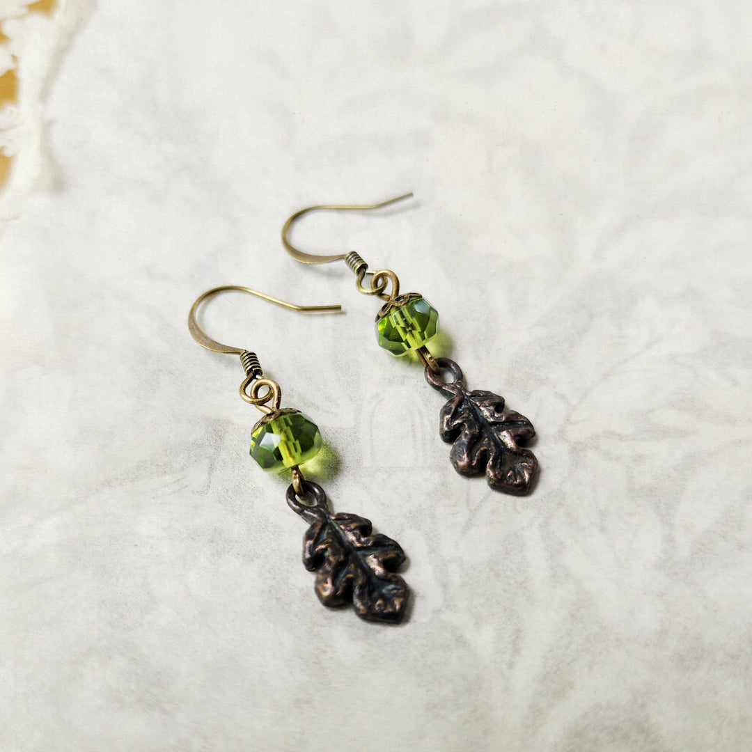 spring - oak bower earrings