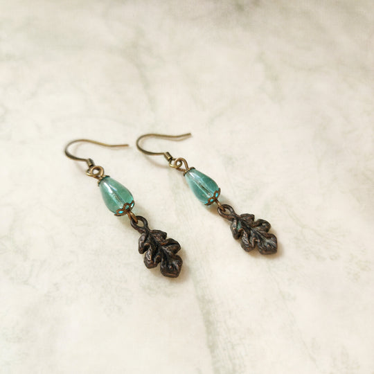 summer - oak bower earrings