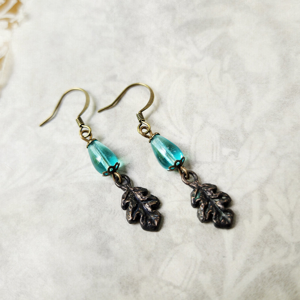 summer - oak bower earrings