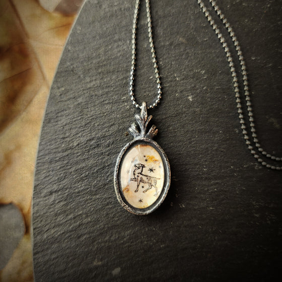 the doe amulet.