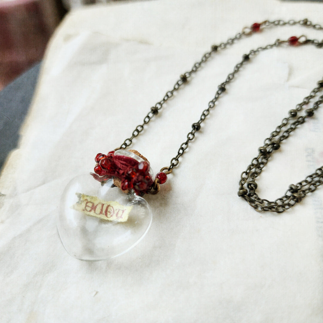 hope - heart illuminata vessel amulet