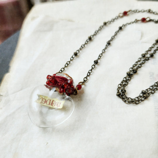 hope - heart illuminata vessel amulet