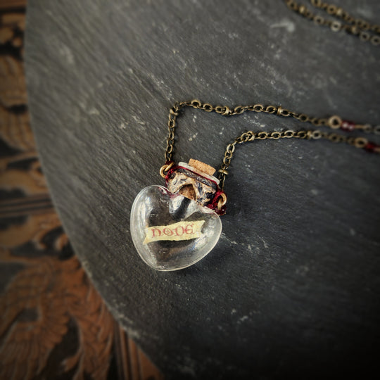 hope - heart illuminata vessel amulet