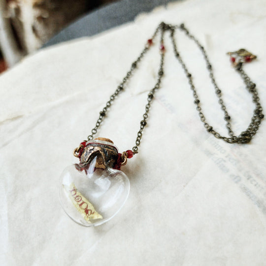 hope - heart illuminata vessel amulet