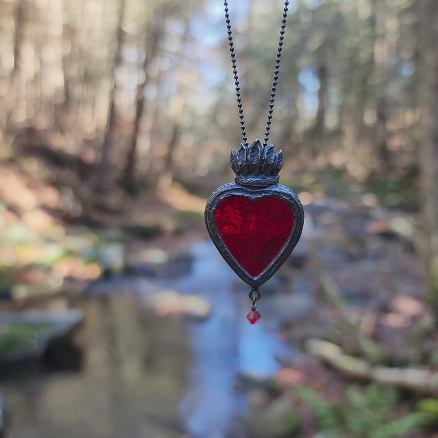 calabrum - sacred heart amulet