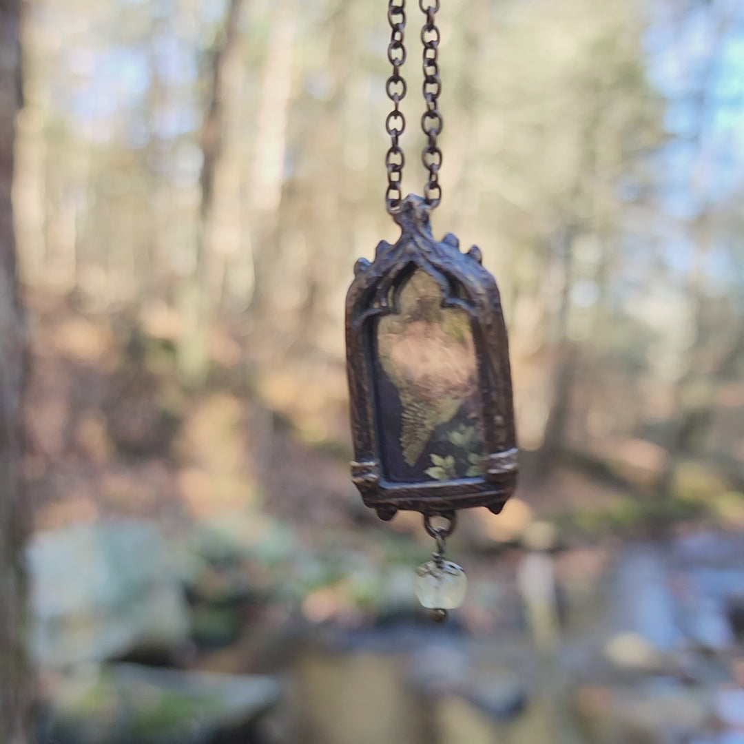 the garden tapestry - venetian gothic window amulet