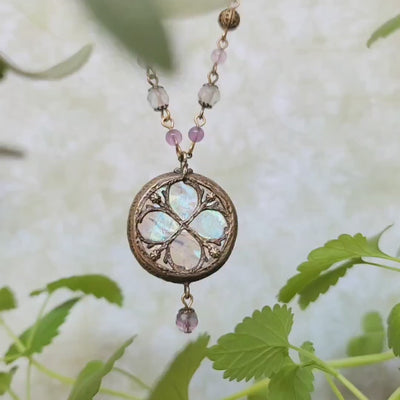 florialia - floriated clover miracle window amulet