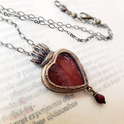 vita sanguinis - a sacred heart amulet