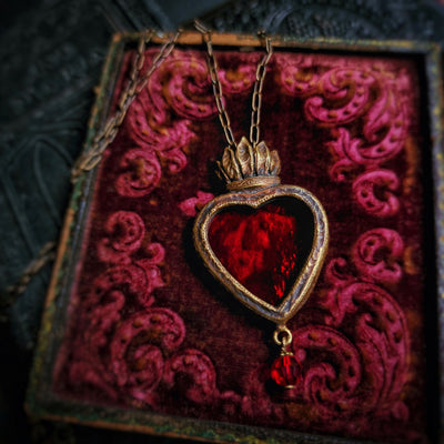 a thousand stars - sacred heart amulet