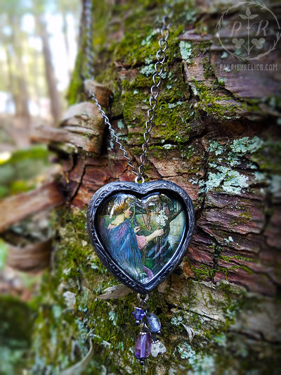 Waterhouse Angel Heart Pictorial Shrine Amulet