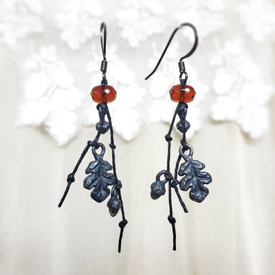 autumn - oak bower earrings