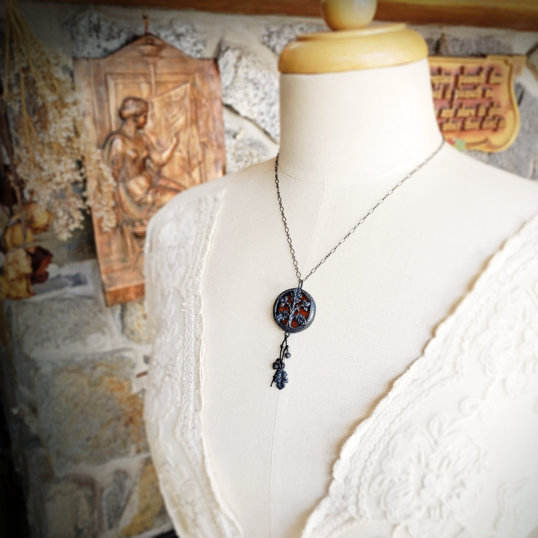 autumn - oak bower window amulet