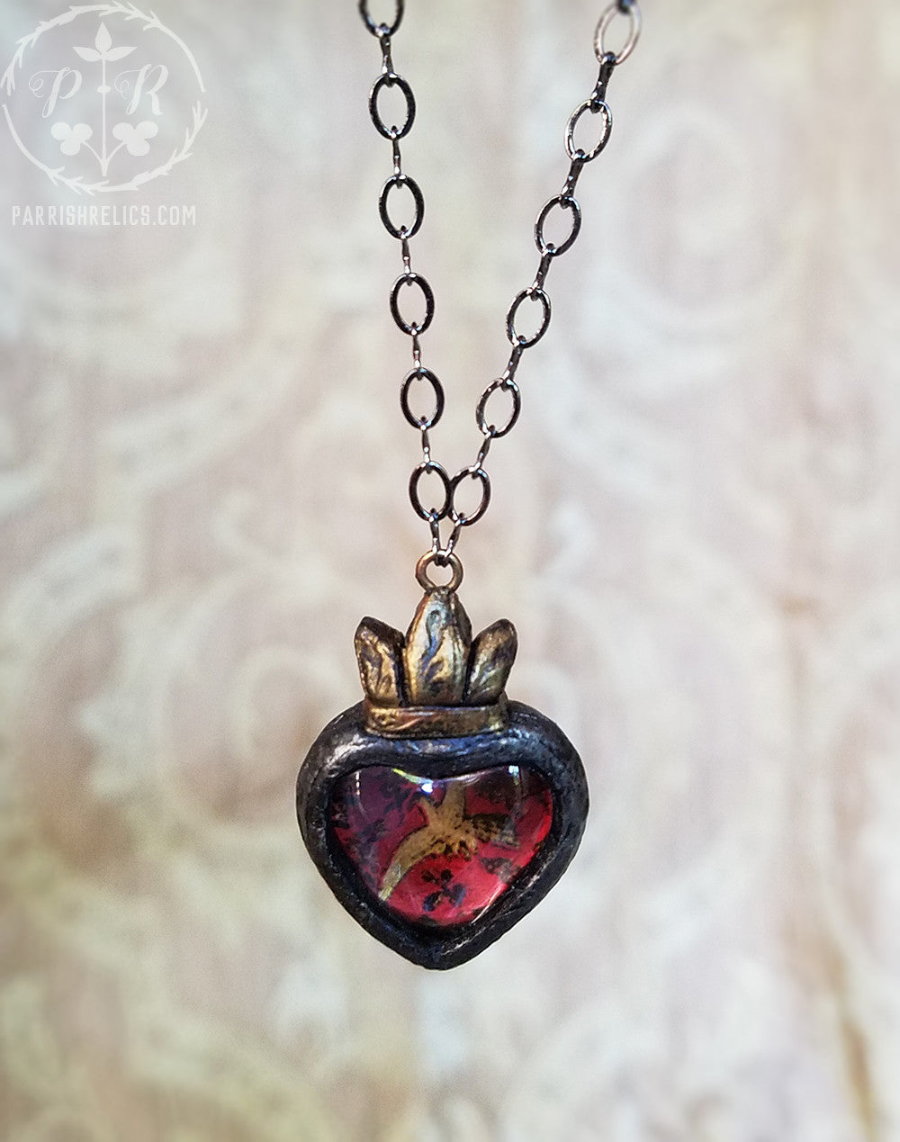 Soar ~ Sacred Heart Pictorial Amulet