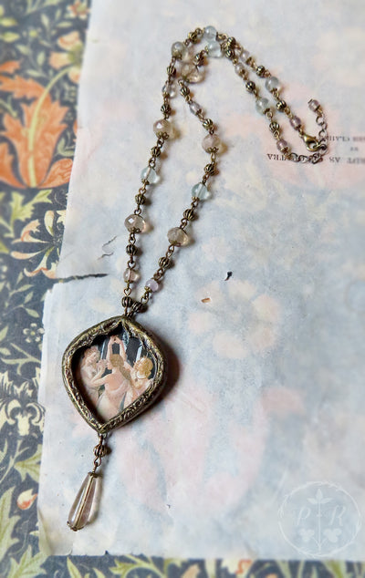 Primavera ~ Botticelli Pictorial Shrine Amulet