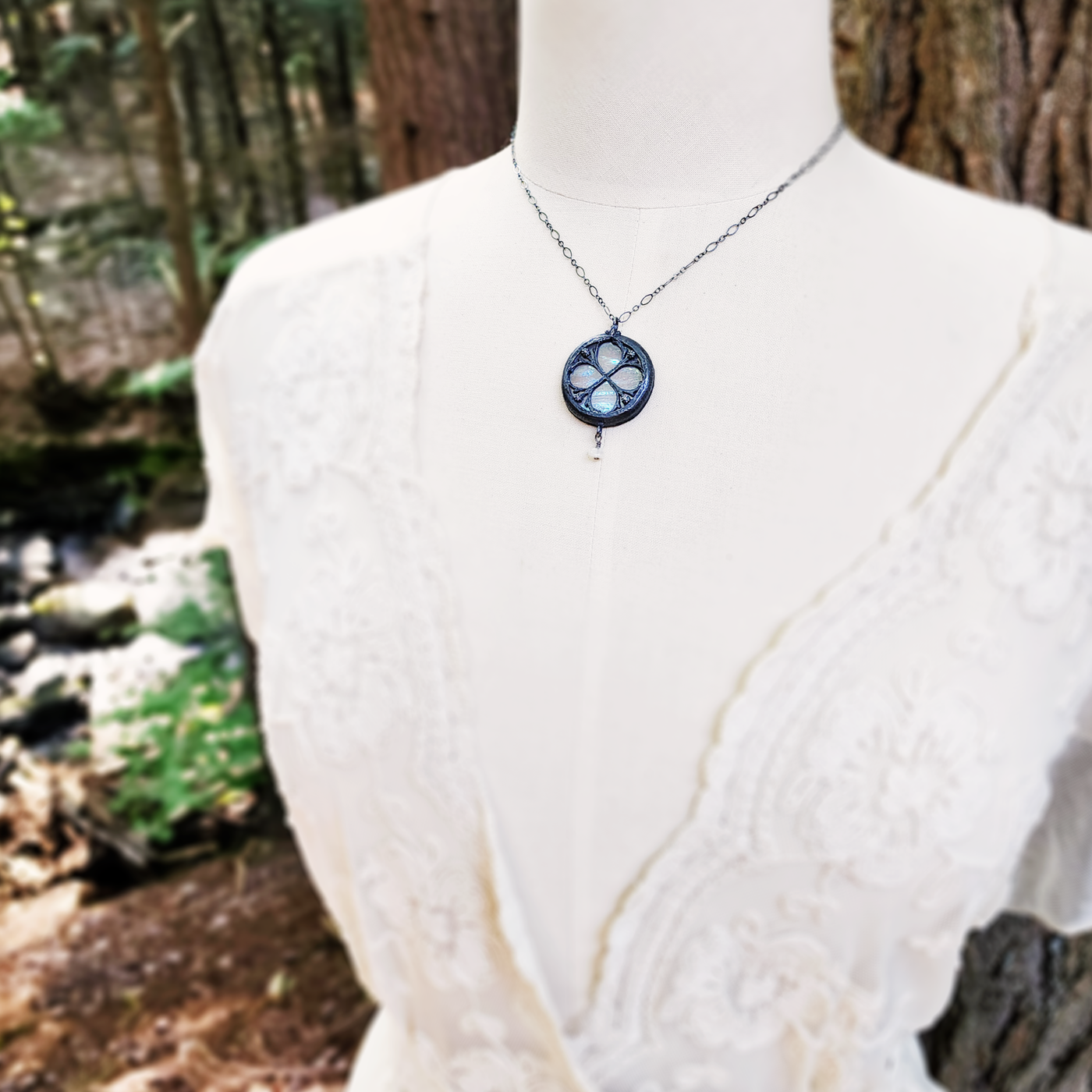 brumalia - floriated clover miracle window amulet – Parrish Relics