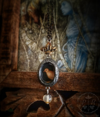 The Crowned Dove ~ Pictorial Shrine Amulet