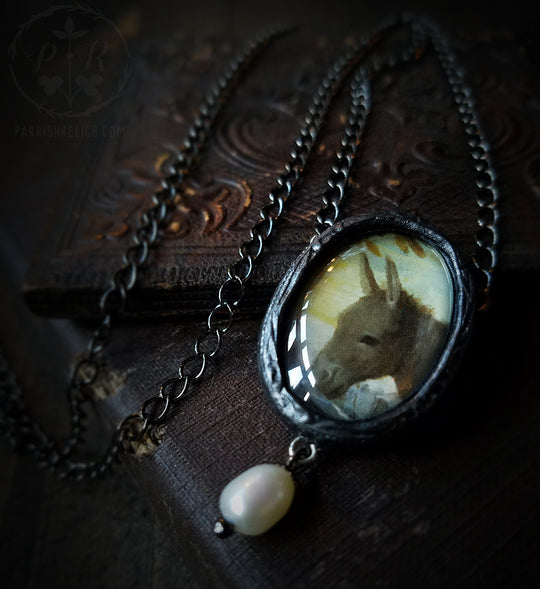 The Sacred Donkey ~ Pictorial Shrine Amulet