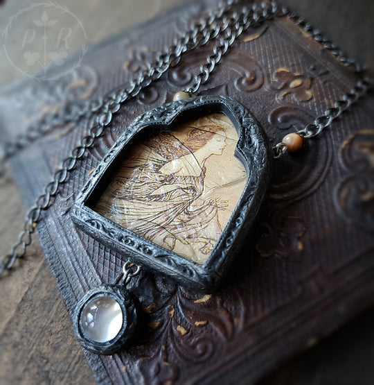 The Fairies Had Their Tiffs with the Birds ~ Pictorial Shrine Amulet